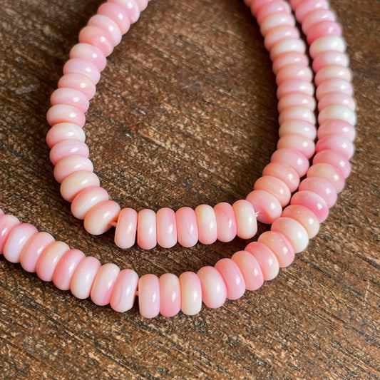 Natural Pink Queen Conch Shell Beads 6mm - PCB03 9367AEA1-571D-48B7-9F35-ED3CE1D5A2DB Brandedandwild.com
