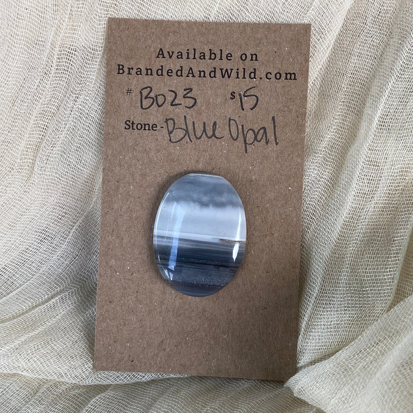 Blue Opal Cabochon - B023