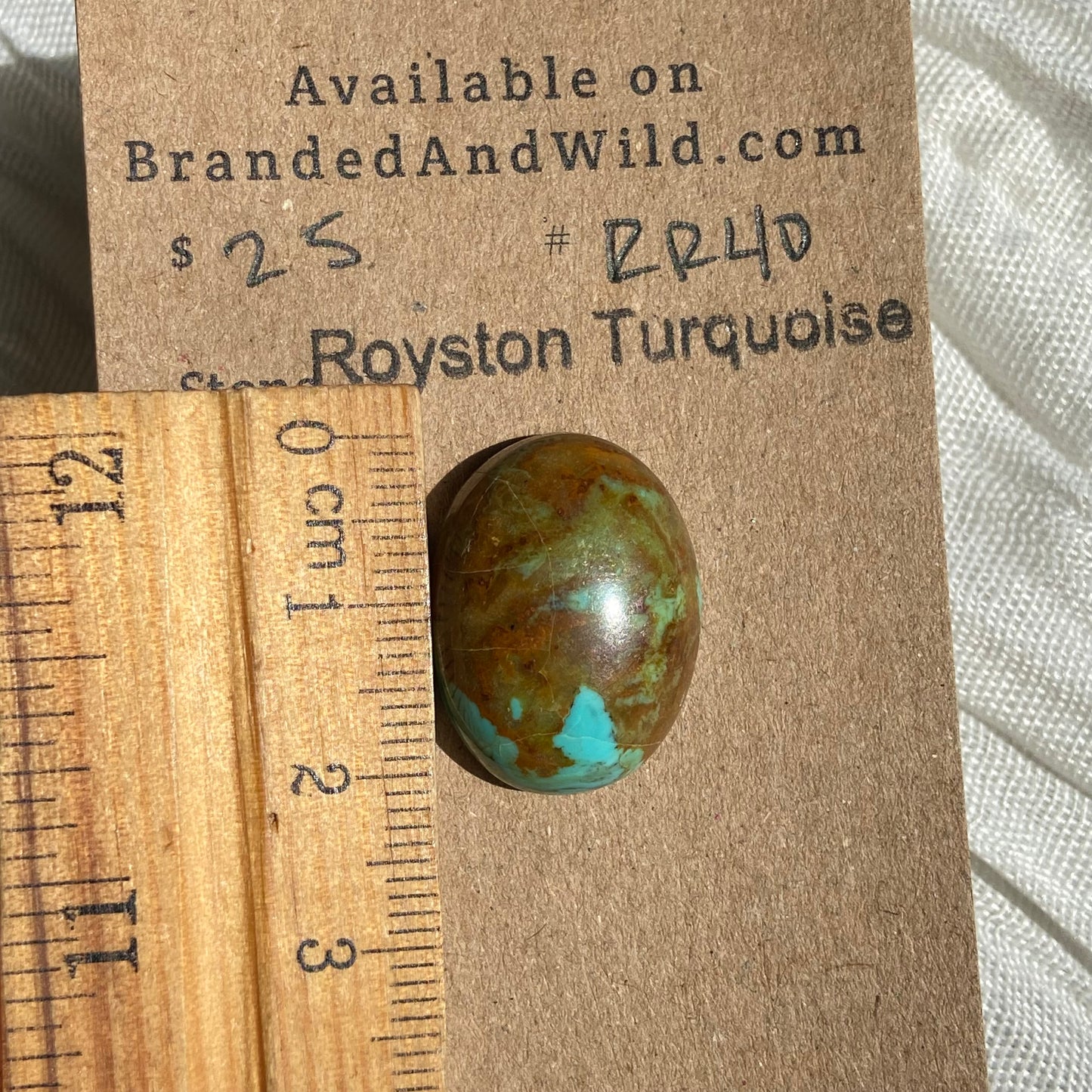 Royston Ribbon Turquoise Cabochon RR40 93B23C15-A891-4839-A38A-B371944993B0 Brandedandwild.com