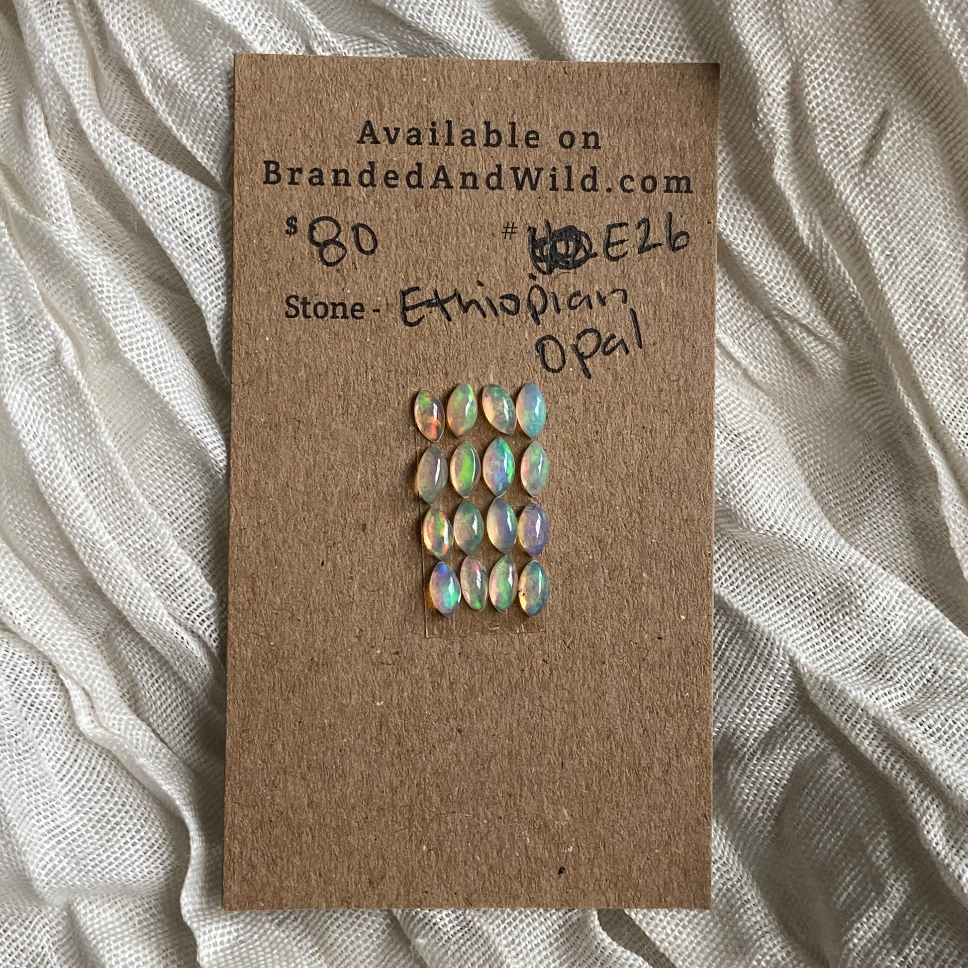 Ethiopian Opal Cabochon - E26 93C33EA3-7C56-4C75-8E75-13ECD458650E Brandedandwild.com