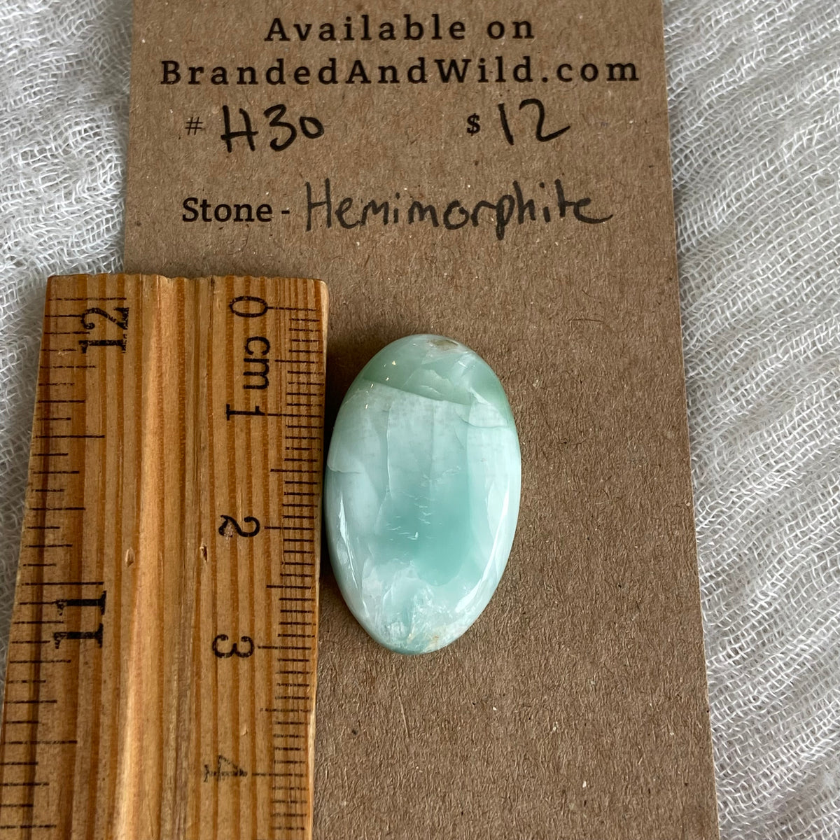 Hemimorite Cabochon - H30