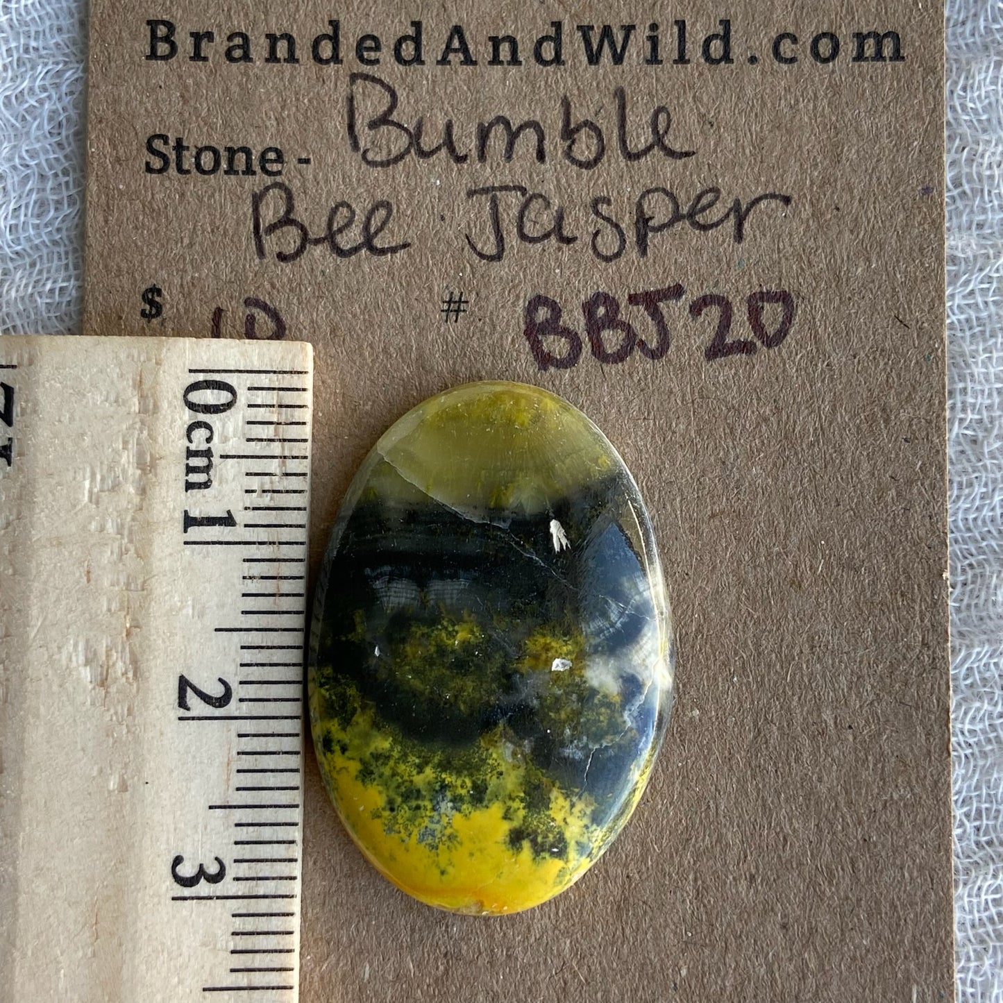 Bumblebee Jasper Cabochon - BBJ20