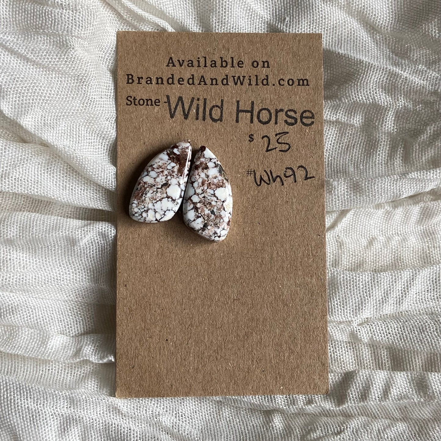 Wild Horse Cabochon - WH92 93E099A8-F4CB-4E4F-B2EC-C503ADFA8D27 Brandedandwild.com