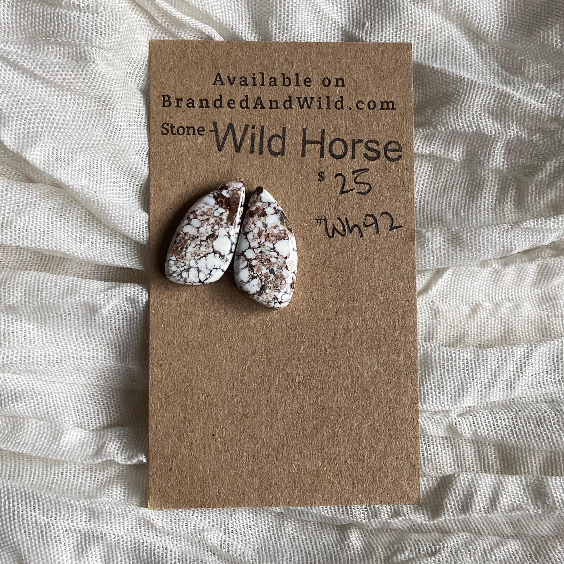 Wild Horse Cabochon - WH92 93E099A8-F4CB-4E4F-B2EC-C503ADFA8D27 Brandedandwild.com