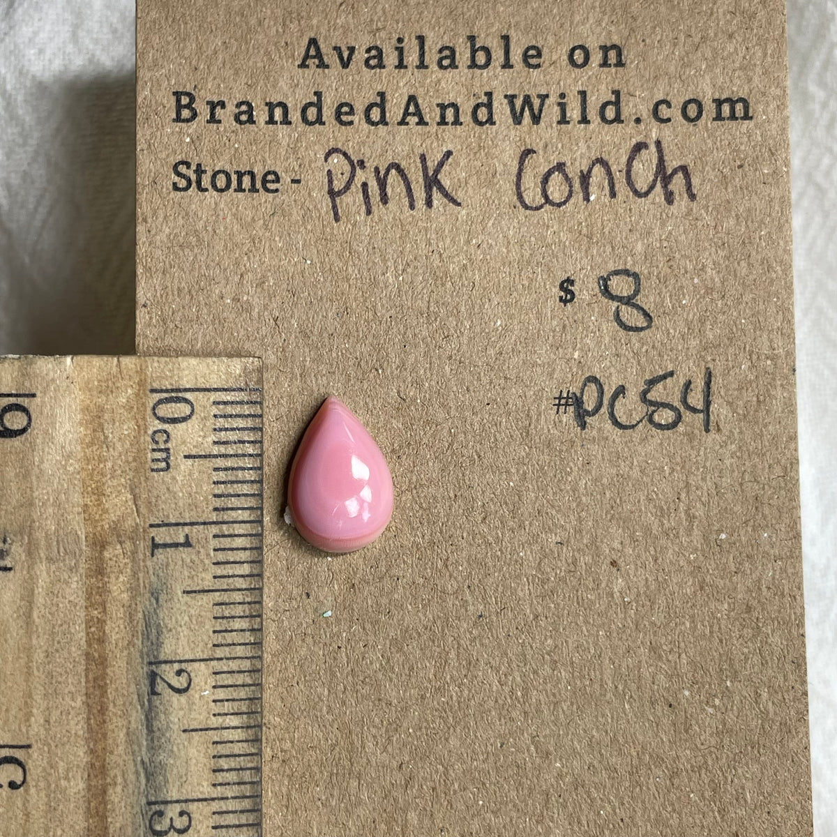 Pink Conch Cabochon - PC54 93E46C30-A4DB-4592-9A52-4E072E9F2E1E Brandedandwild.com