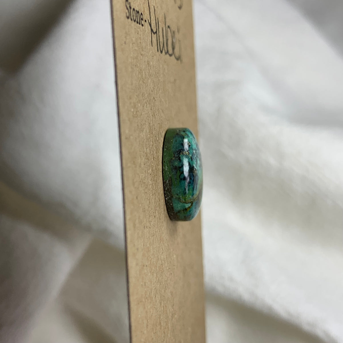 Hubei Turquoise Cabochon - H131 941ECD0F-E8ED-4514-A07E-76F4371FB239 Brandedandwild.com