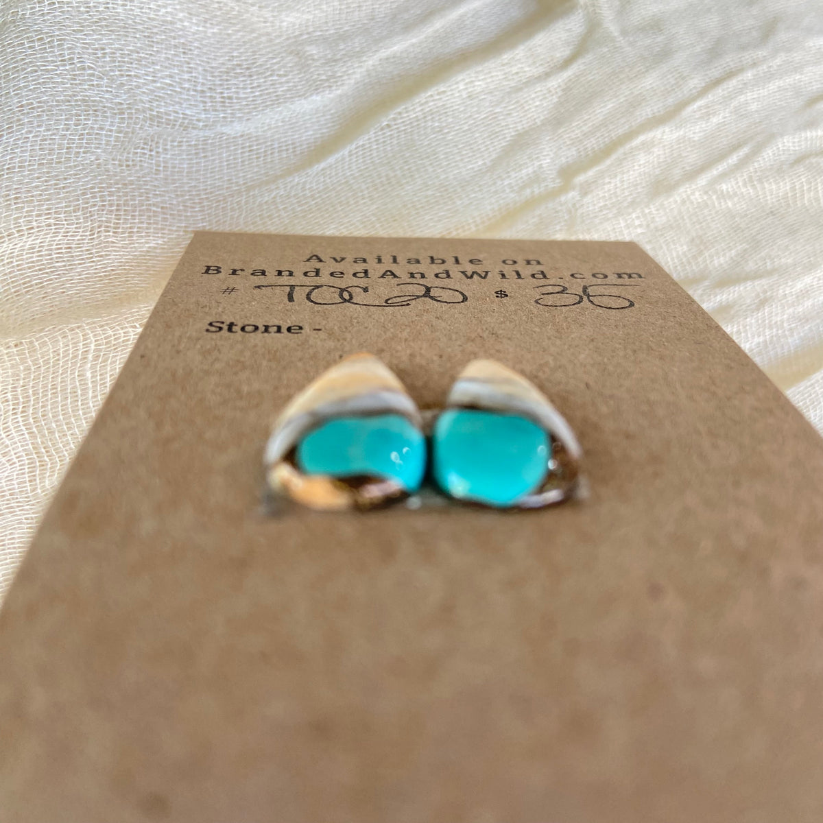 Turquoise, Oyster Shell, Copper Cabochon - TOC20 944A7F37-3A78-4D6D-B7DF-B26055FE3C37 Brandedandwild.com