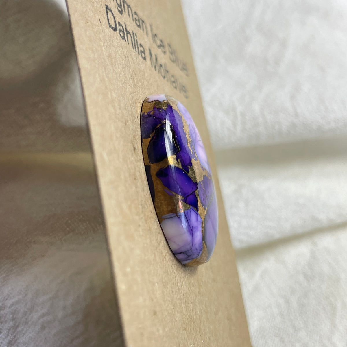 Kingman Ice Blue Dahlia Cabochon - KID68 947BC763-74FC-45AA-BFAC-D2576347835C Brandedandwild.com