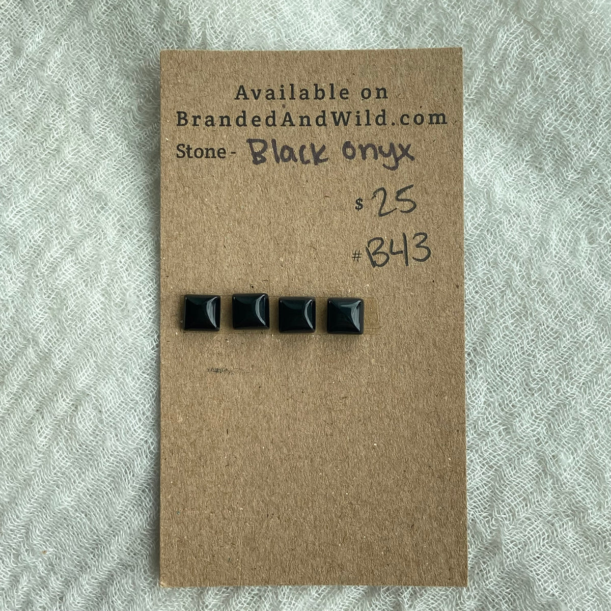 Black Onyx - Cabochon - B43