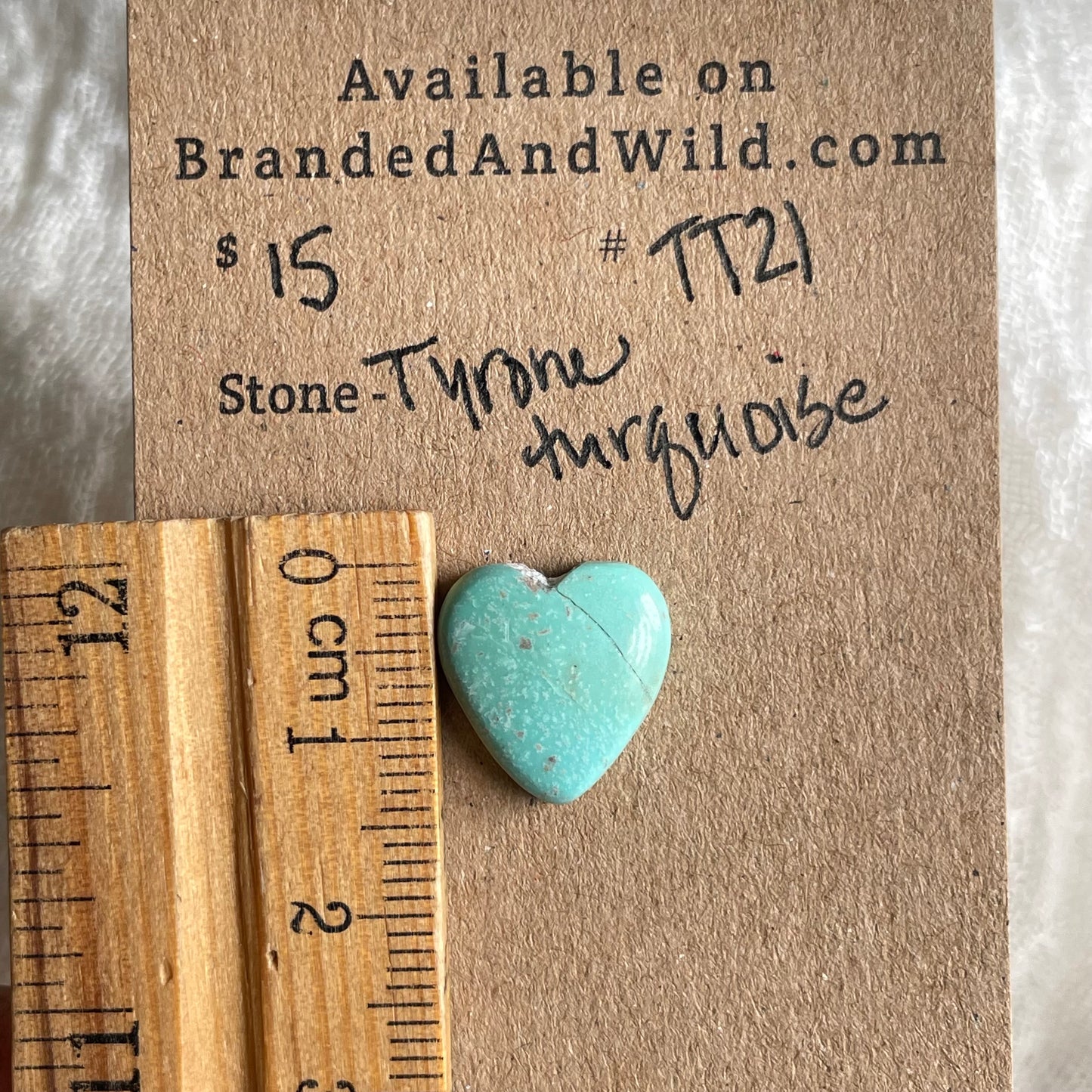 Tyrone Turquoise Cabochon - TT21 94BB2EAE-382C-43E9-B73A-954FB3D78EF7 Brandedandwild.com