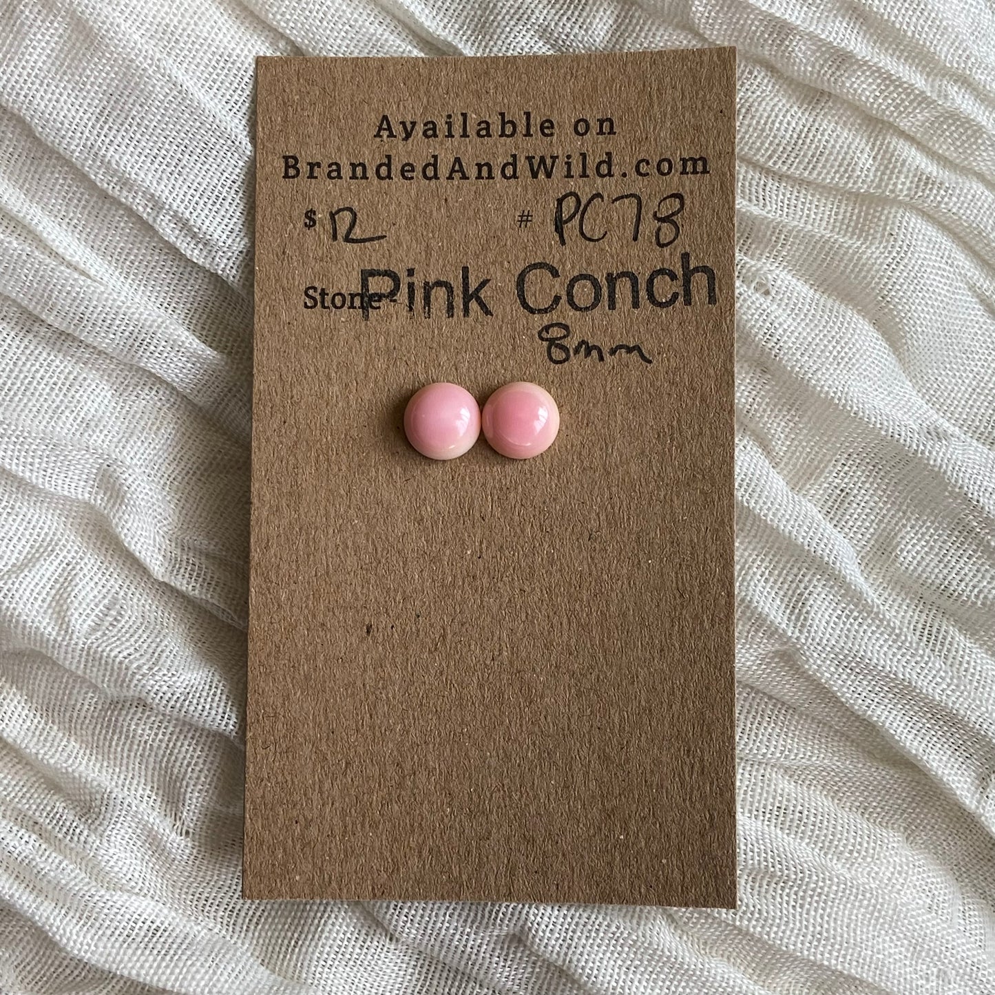 Pink Conch Cabochon - PC78