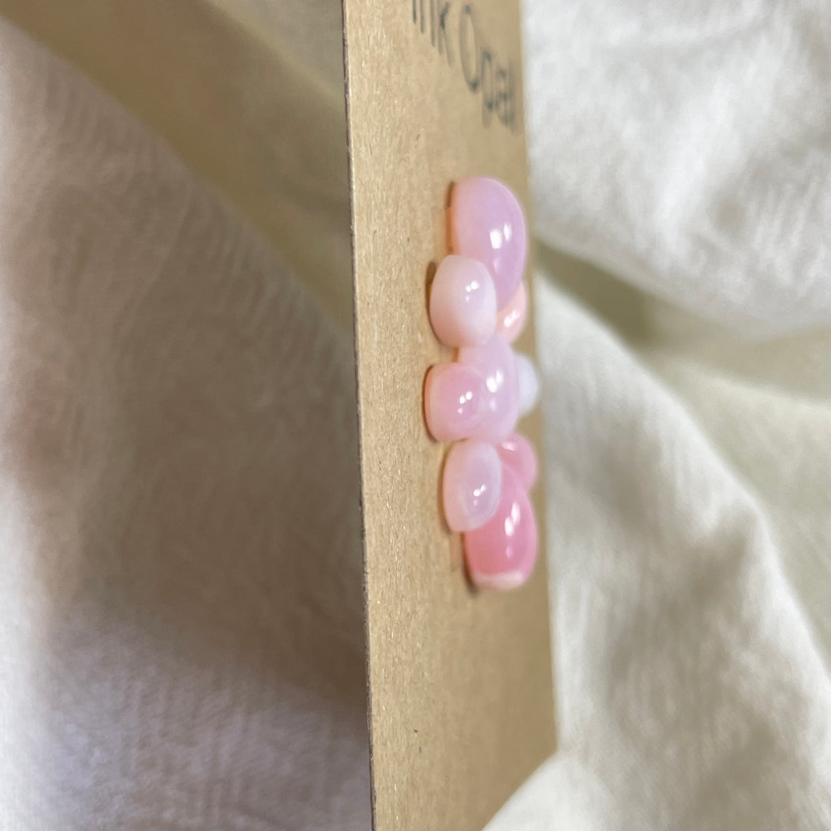 Pink Opal Cabochon - PO65 94F41DA2-C332-4ACB-AAE4-6D74E6DA63AC Brandedandwild.com
