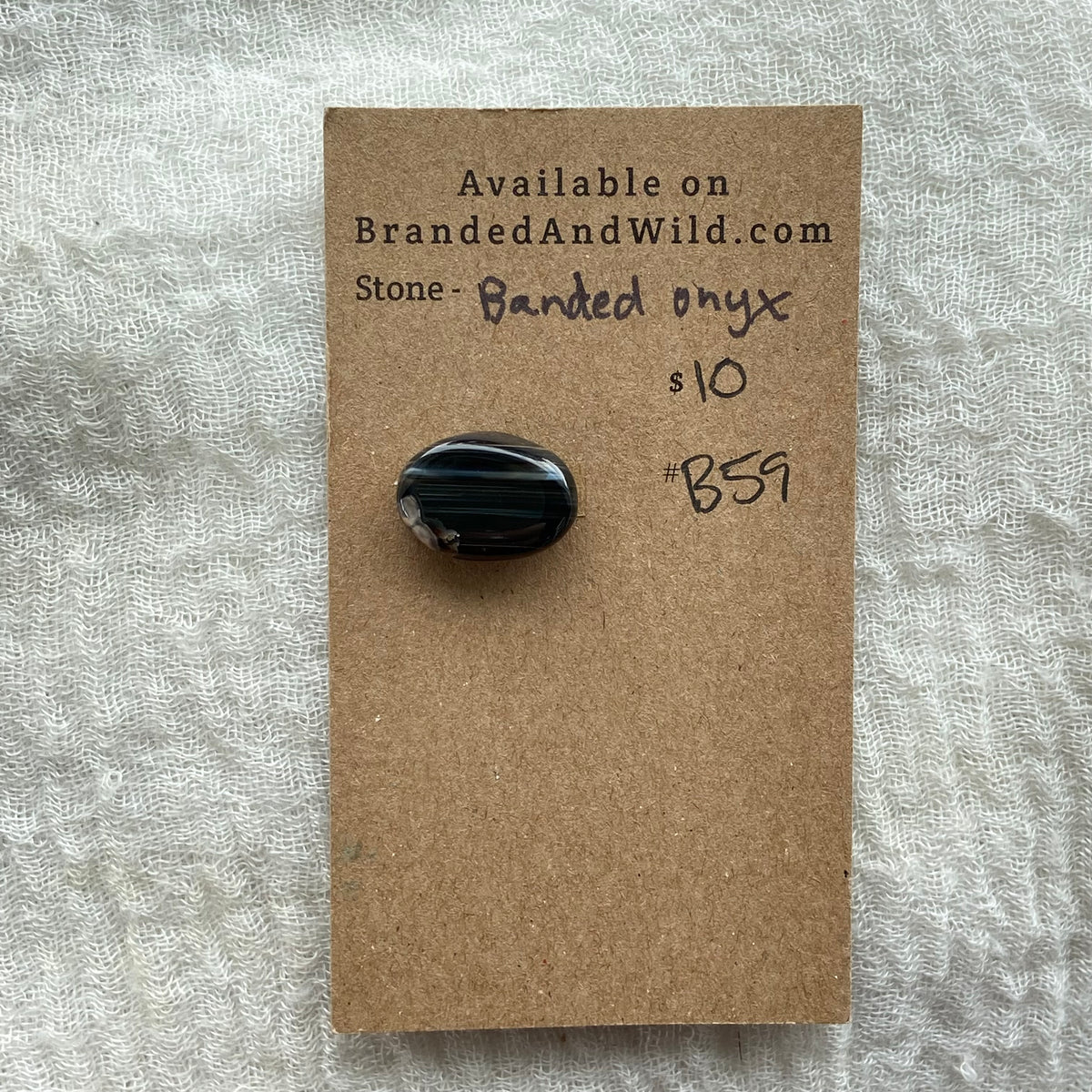 Banded Onyx - Cabochon - B59