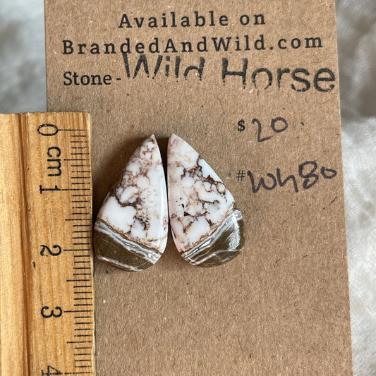 Wild Horse Cabochon - WH80 951D0940-1506-4F47-8BC0-CD2686615A15 Brandedandwild.com