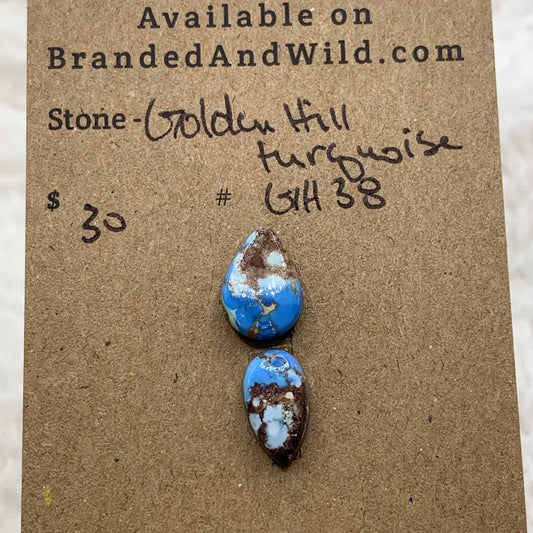 Golden Hill Turquoise Cabochon - GH38