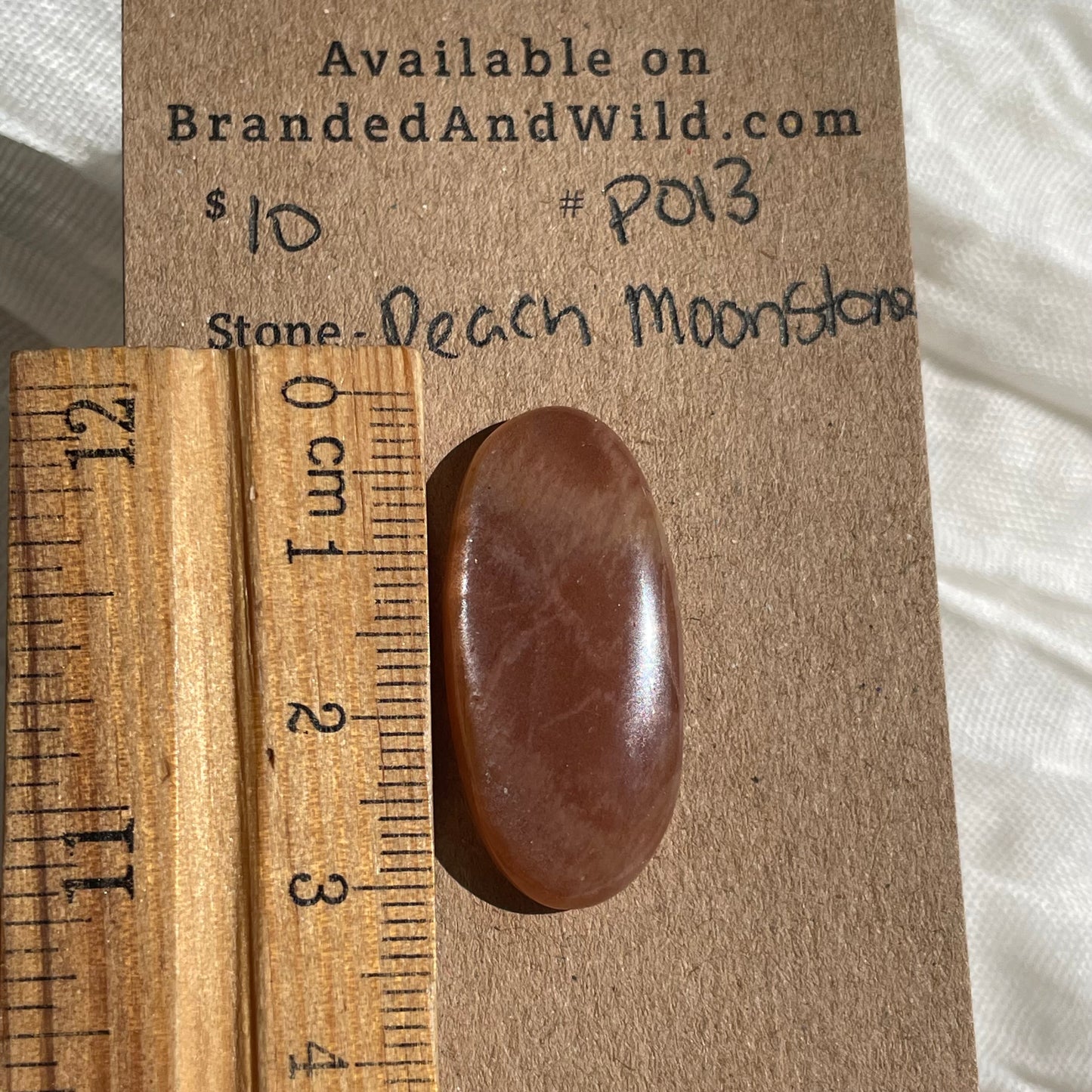 Peach Moonstone Cabochon - P13 95308B12-1960-4CCA-84EB-917043039DFB Brandedandwild.com