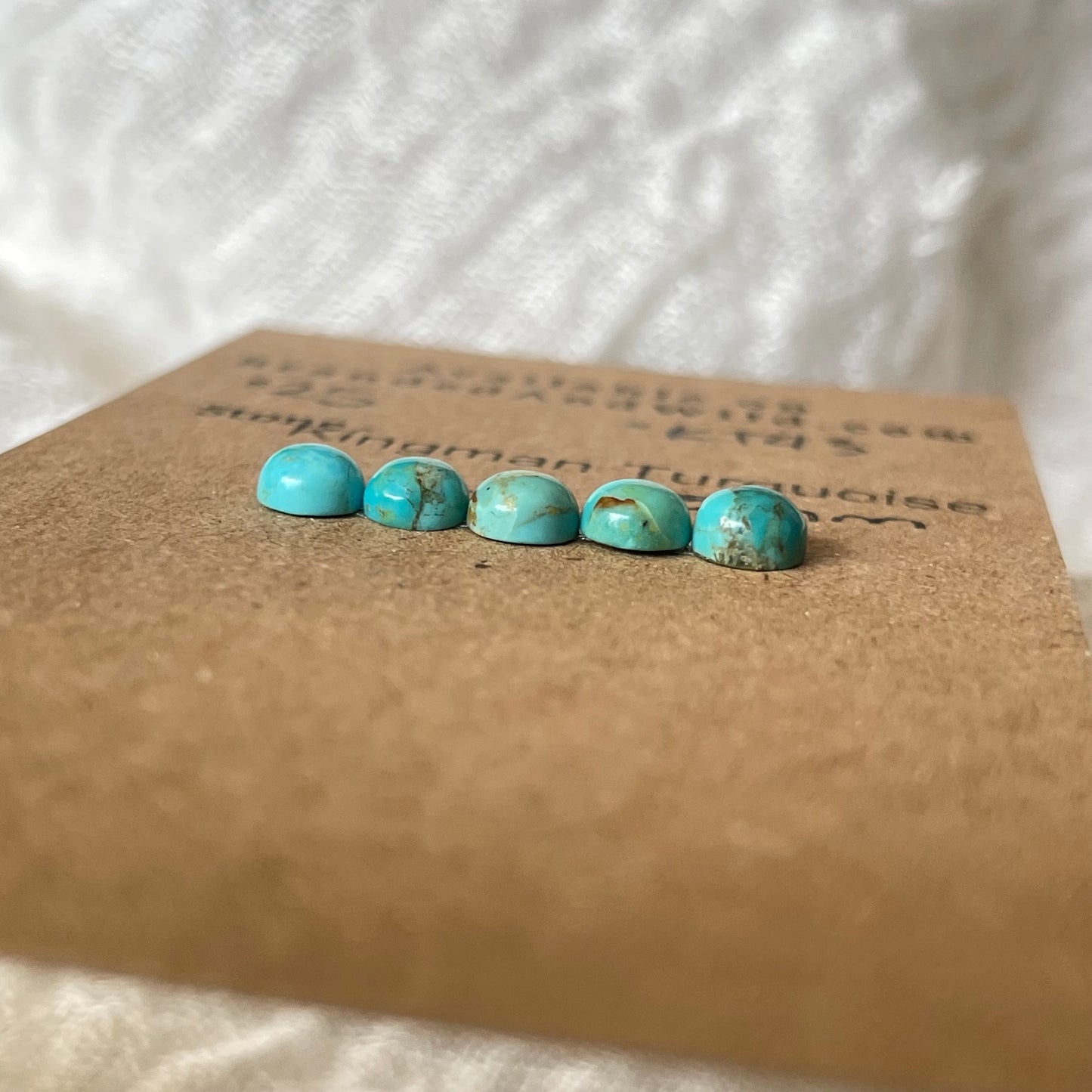 Kingman Turquoise Cabochon - KT43 95346948-E00F-42D9-B5D2-9EA1A617EFC4 Brandedandwild.com