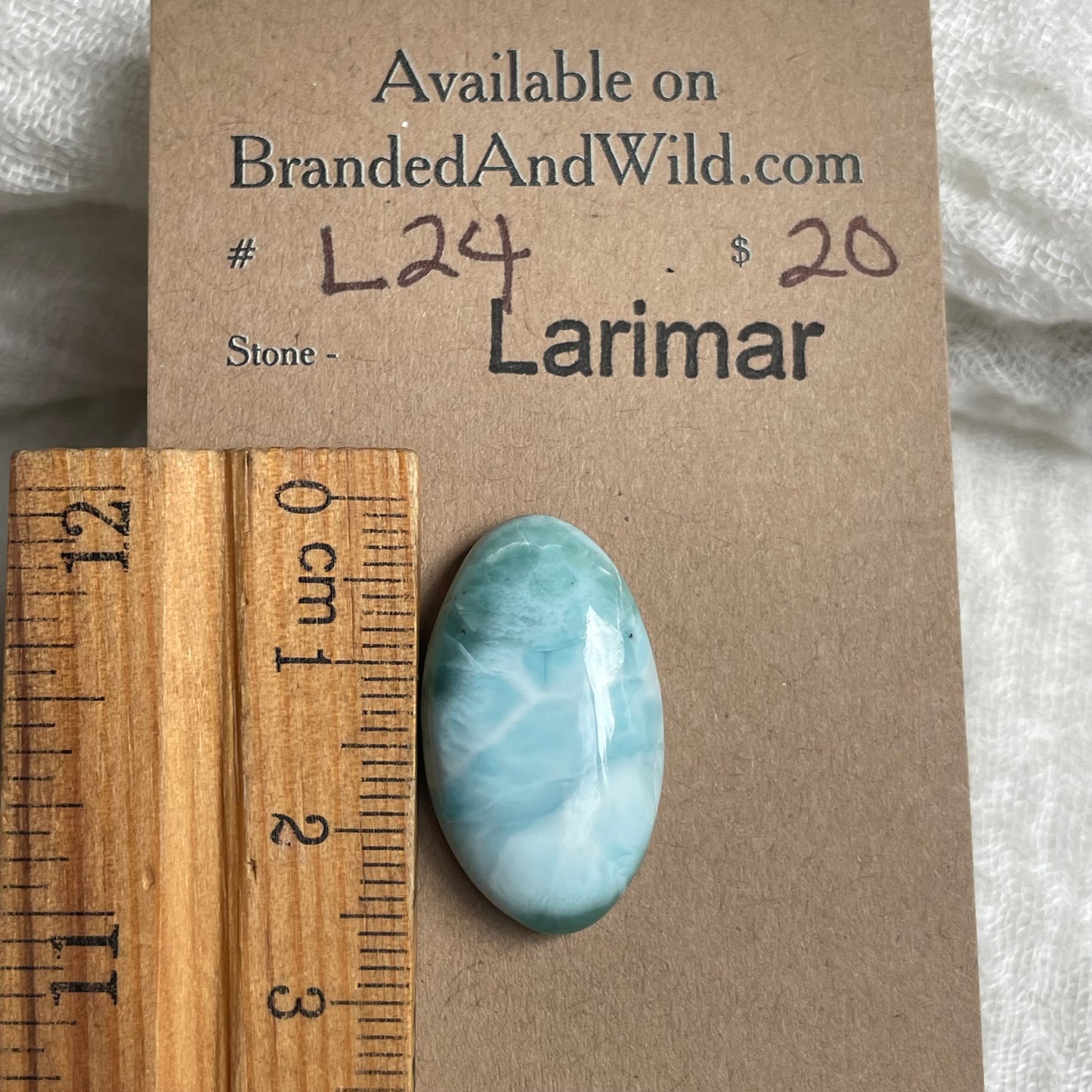 Larimar Cabochon - L24