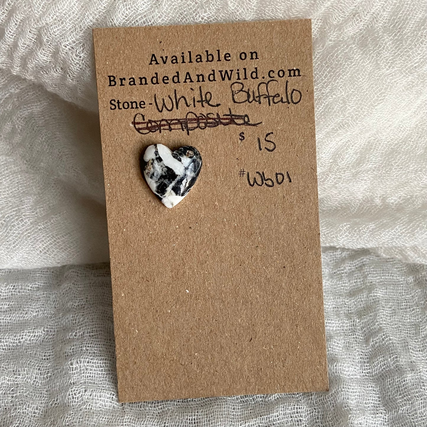 White Buffalo Cabochon - WB01