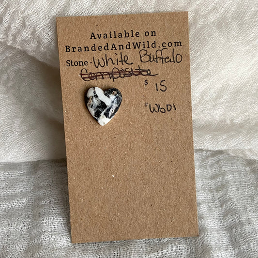 White Buffalo Cabochon - WB01