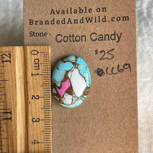 Cotton Candy Cabochon - CC69 95907330-3D71-4AF7-BA9C-39F5E32C54CC Brandedandwild.com