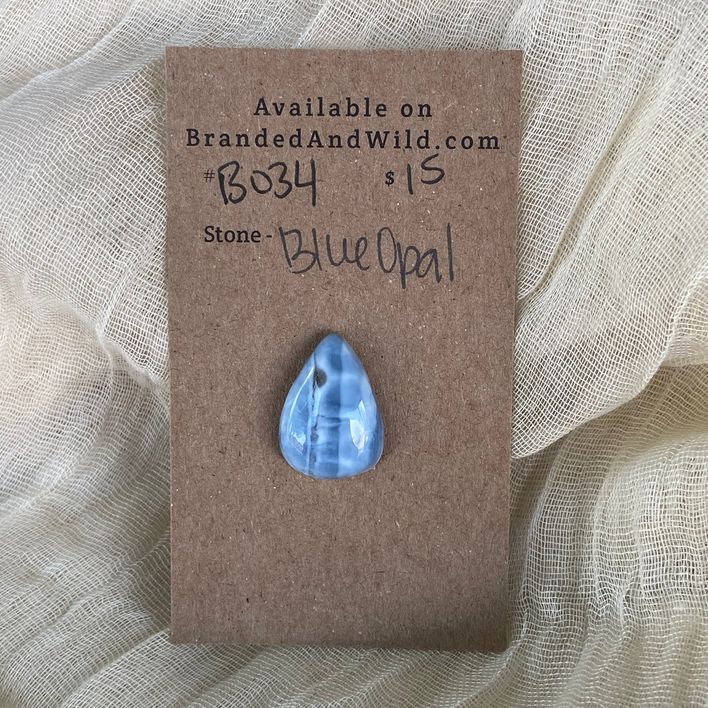 Blue Opal Cabochon - B034