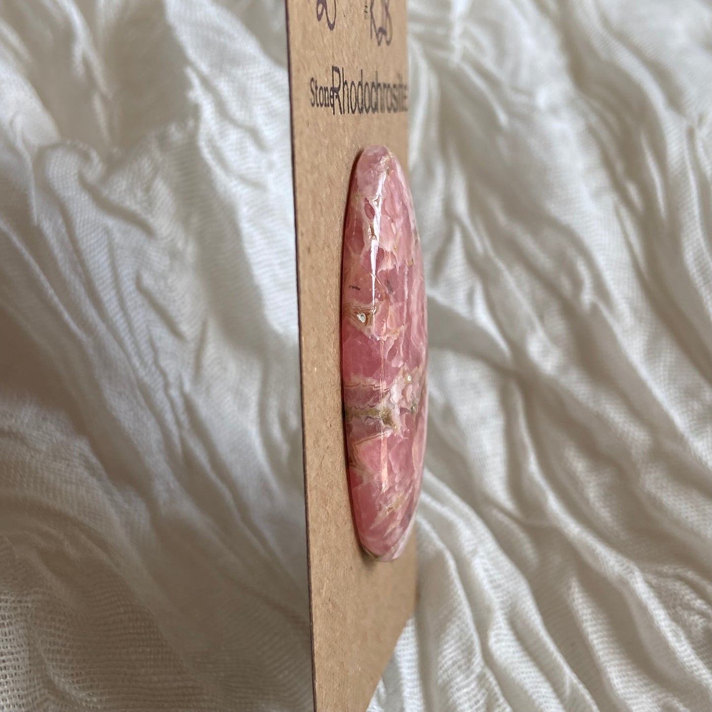 Rhodochrosite Cabochon - R028 95973C09-4964-4E8D-AC72-4F97FA60787F Brandedandwild.com