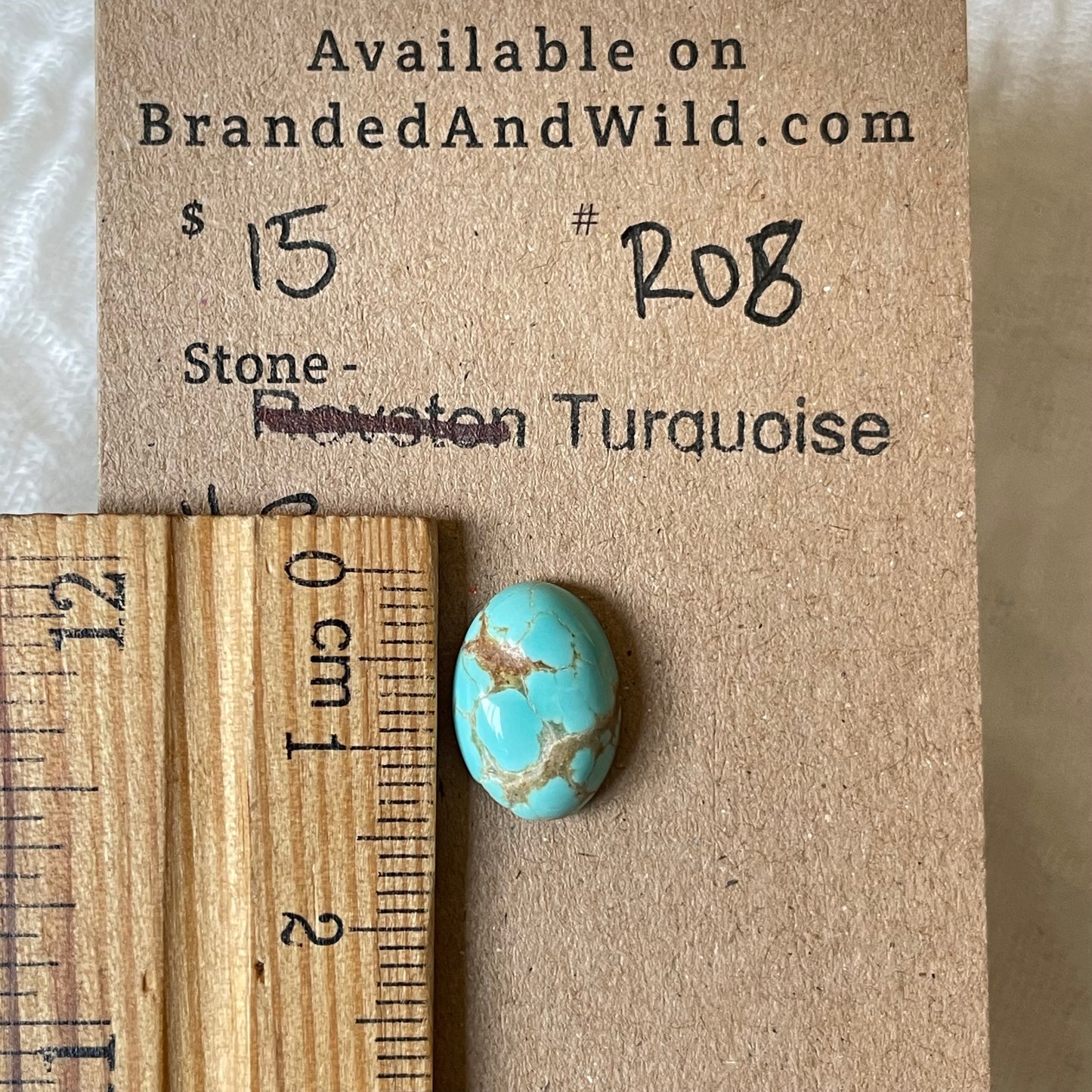 #8 Turquoise Cabochon - R08 95B5A0D1-AD5C-4734-BE03-51B8240F5789 Brandedandwild.com