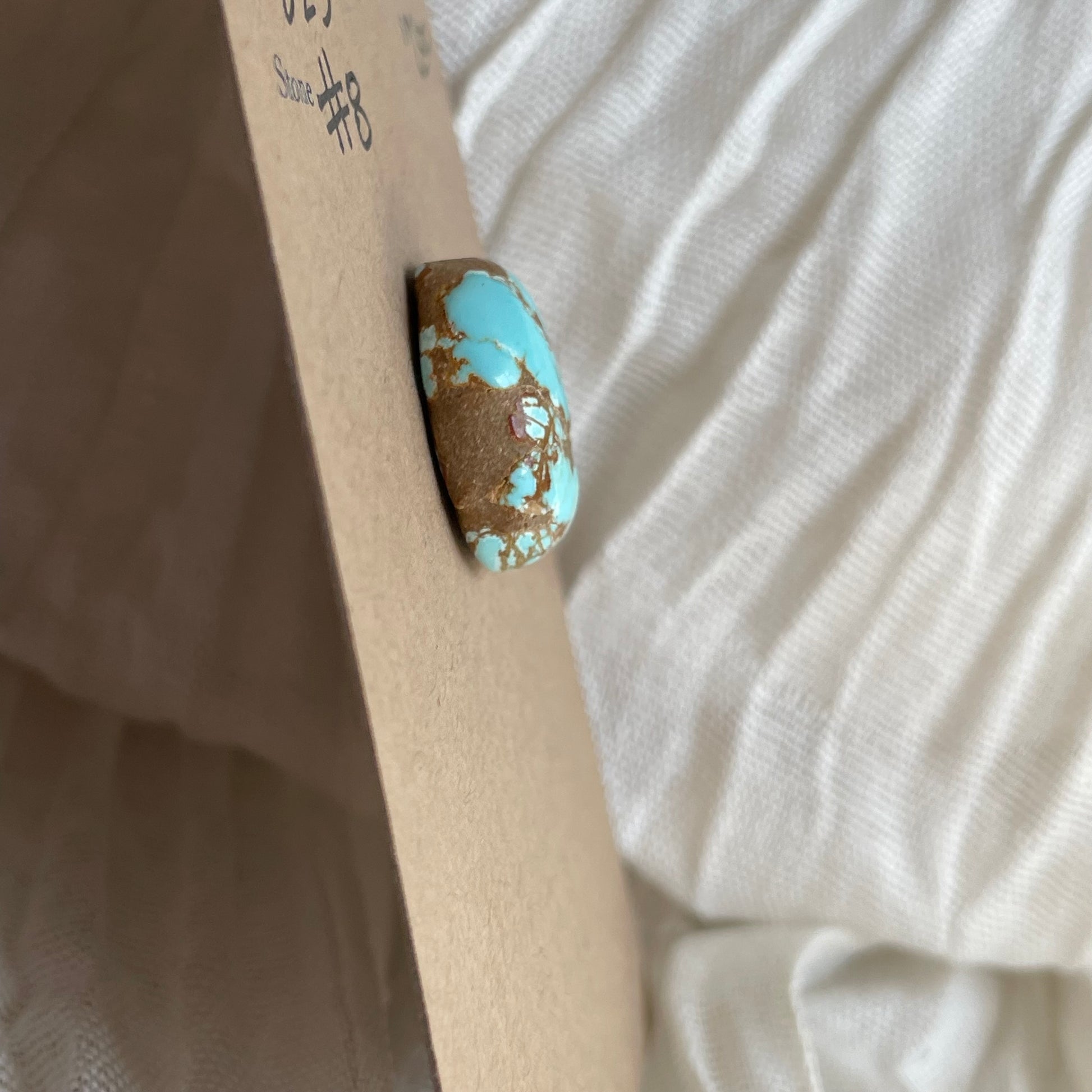 #8 Turquoise Cabochon - #825 95BBF47F-212F-4E55-84A8-B35EE590CA5A Brandedandwild.com