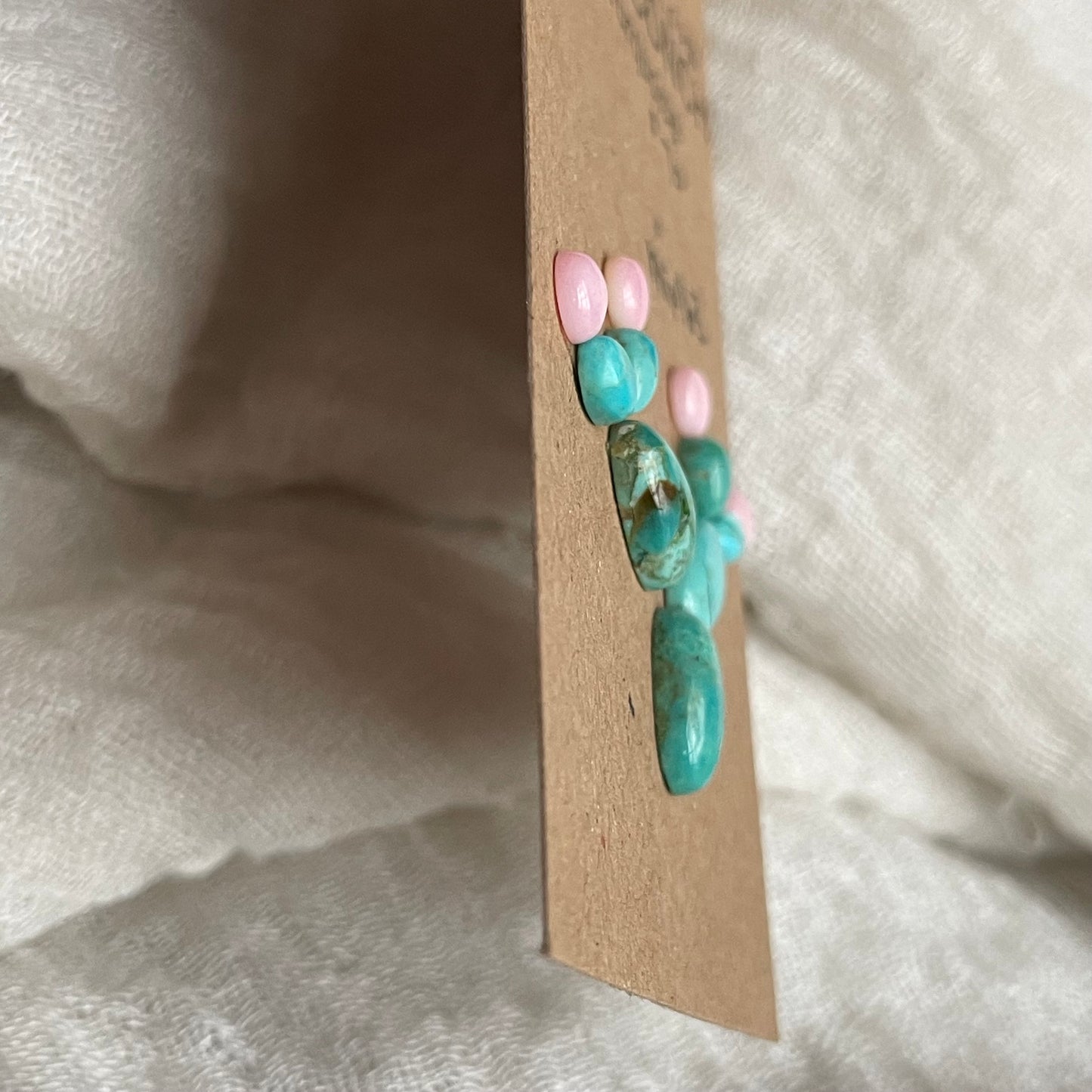 Kingman / Pink Conch Cabochon - Mix163 95C8D2B0-472B-4375-AAF2-D5D679E7B945 Brandedandwild.com