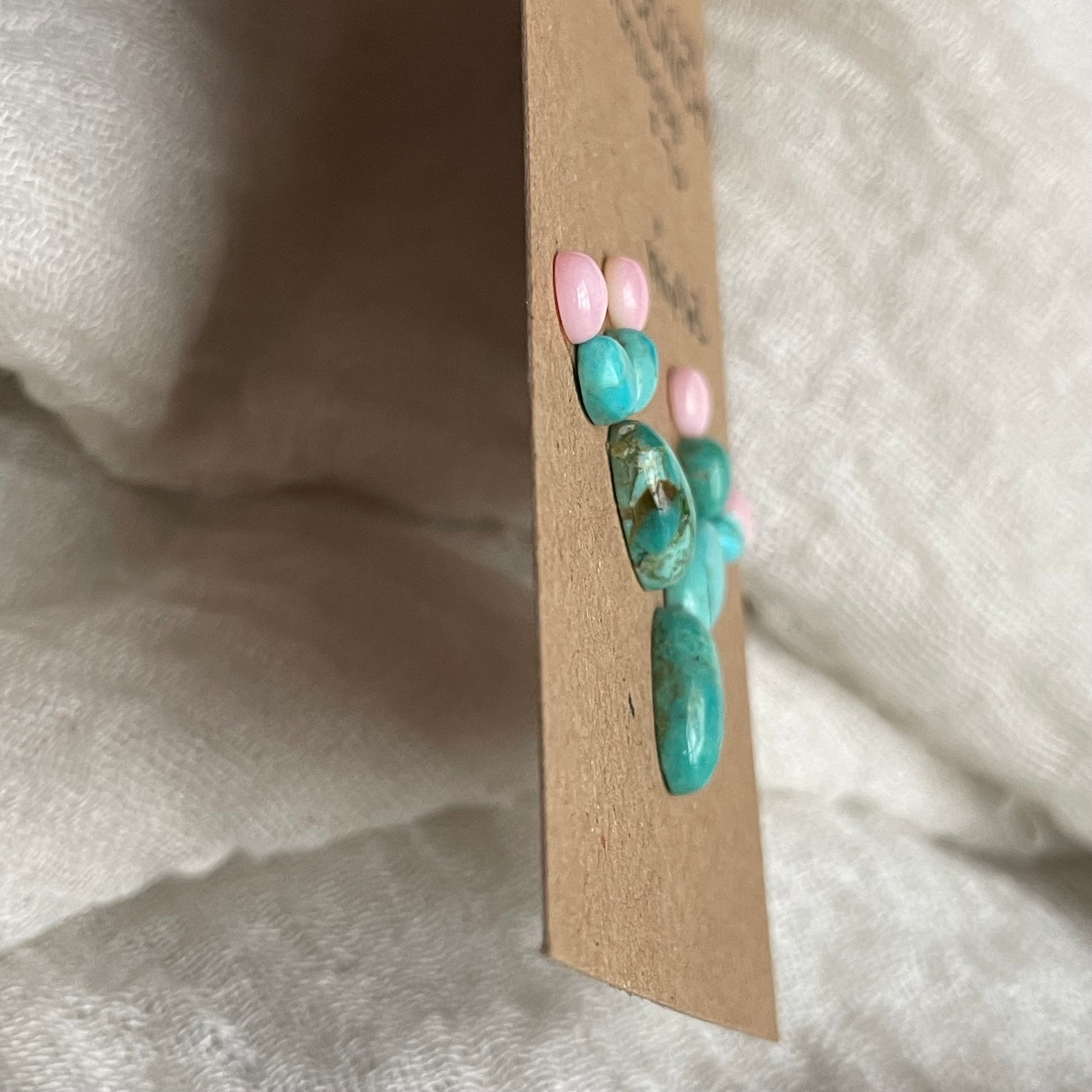 Kingman / Pink Conch Cabochon - Mix163 95C8D2B0-472B-4375-AAF2-D5D679E7B945 Brandedandwild.com