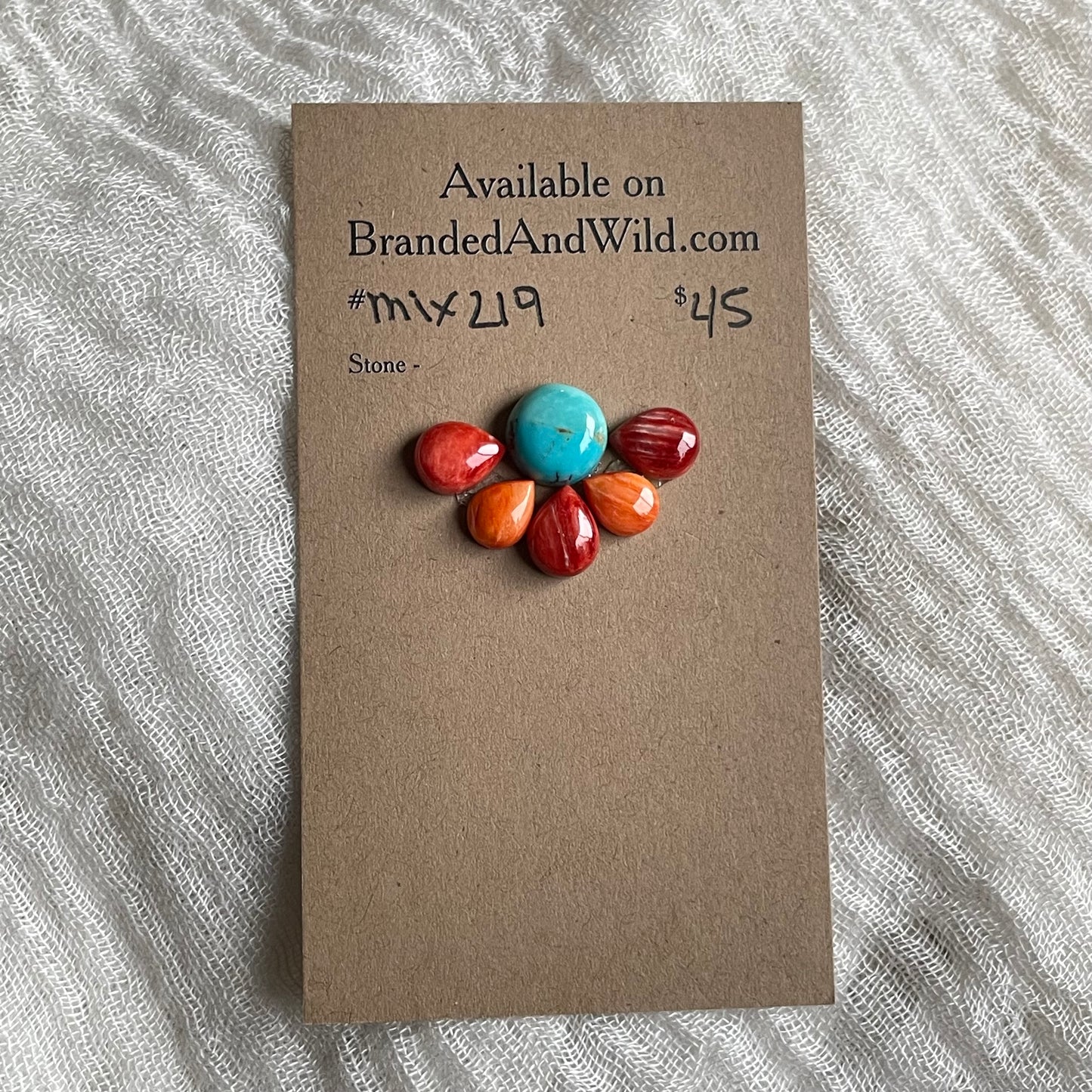 Kingman Mix Cabochon - MIX219 95D23D7F-A6CC-4A66-8D8B-2BE59877CD81 Brandedandwild.com