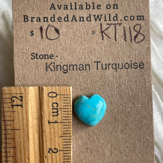 Kingman Turquoise Cabochon - KT118 95EE8570-7C3E-4B5D-8D1E-435139905899 Brandedandwild.com