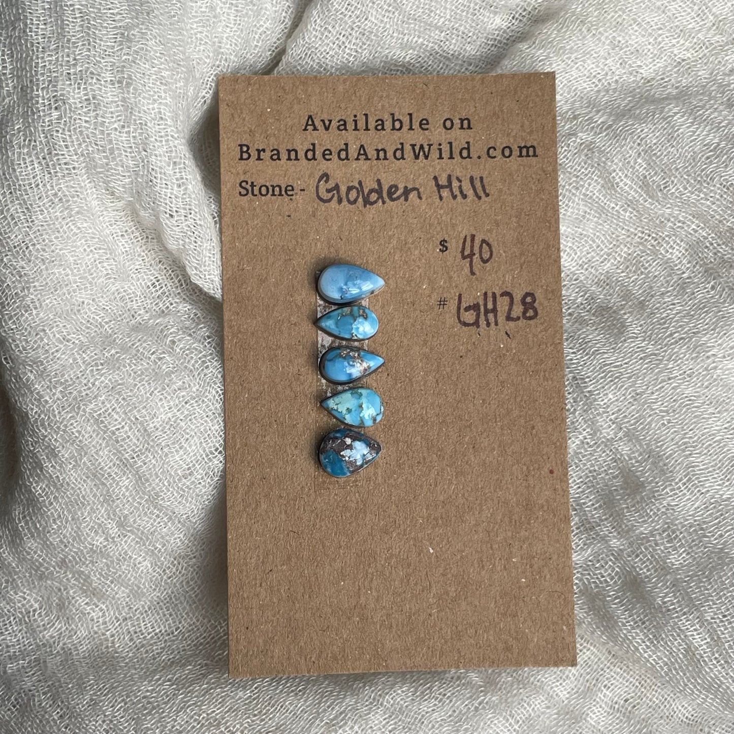 Golden Hill Turquoise Cabochon - GH28