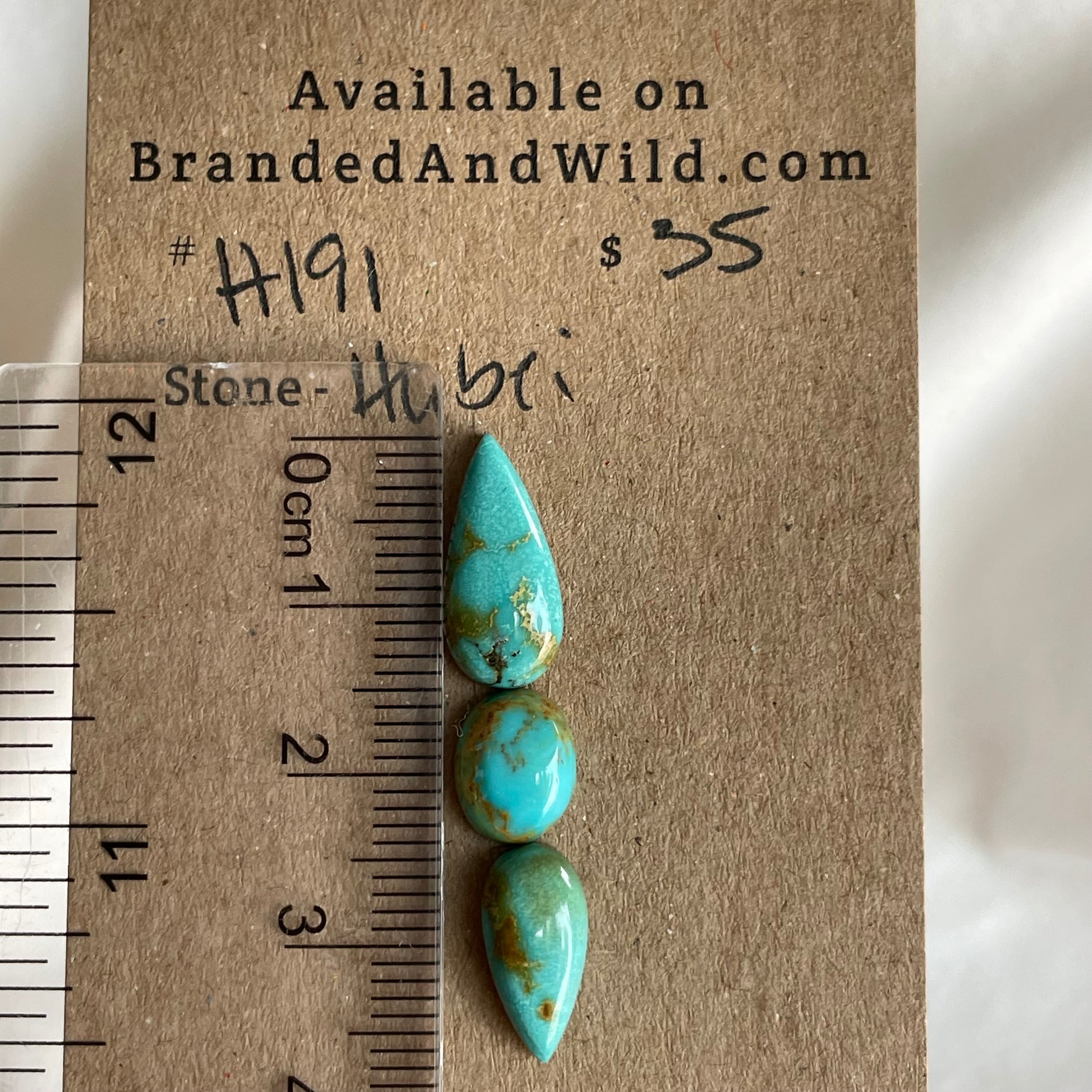Hubei Turquoise Cabochon - H191 9621788F-FA1B-4BB3-9AD4-F52FB2D1C158 Brandedandwild.com