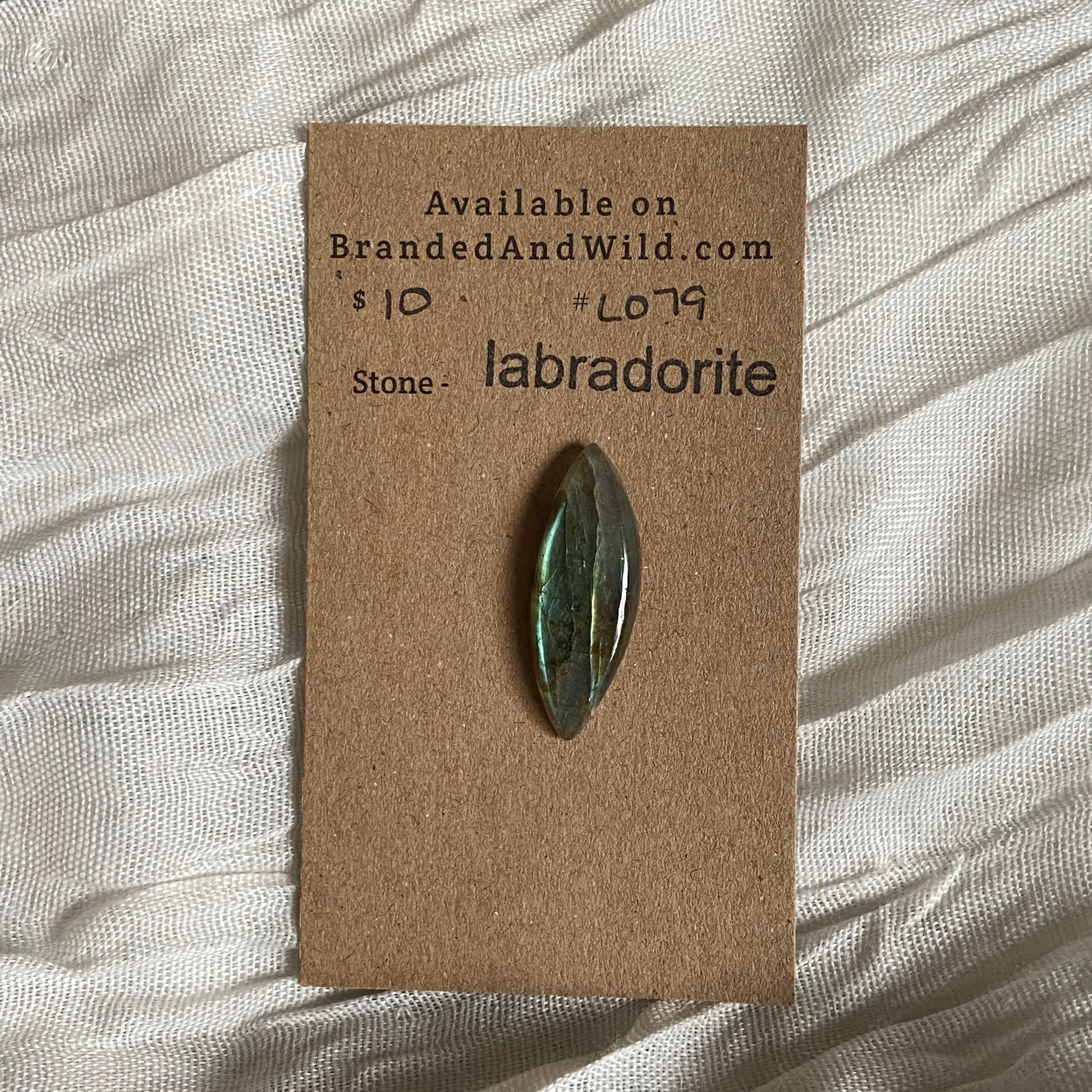 Labradorite Cabochon - L079 9622535C-6468-4654-AE6C-3ABDEA623833 Brandedandwild.com