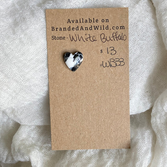 White Buffalo Cabochon - WB33