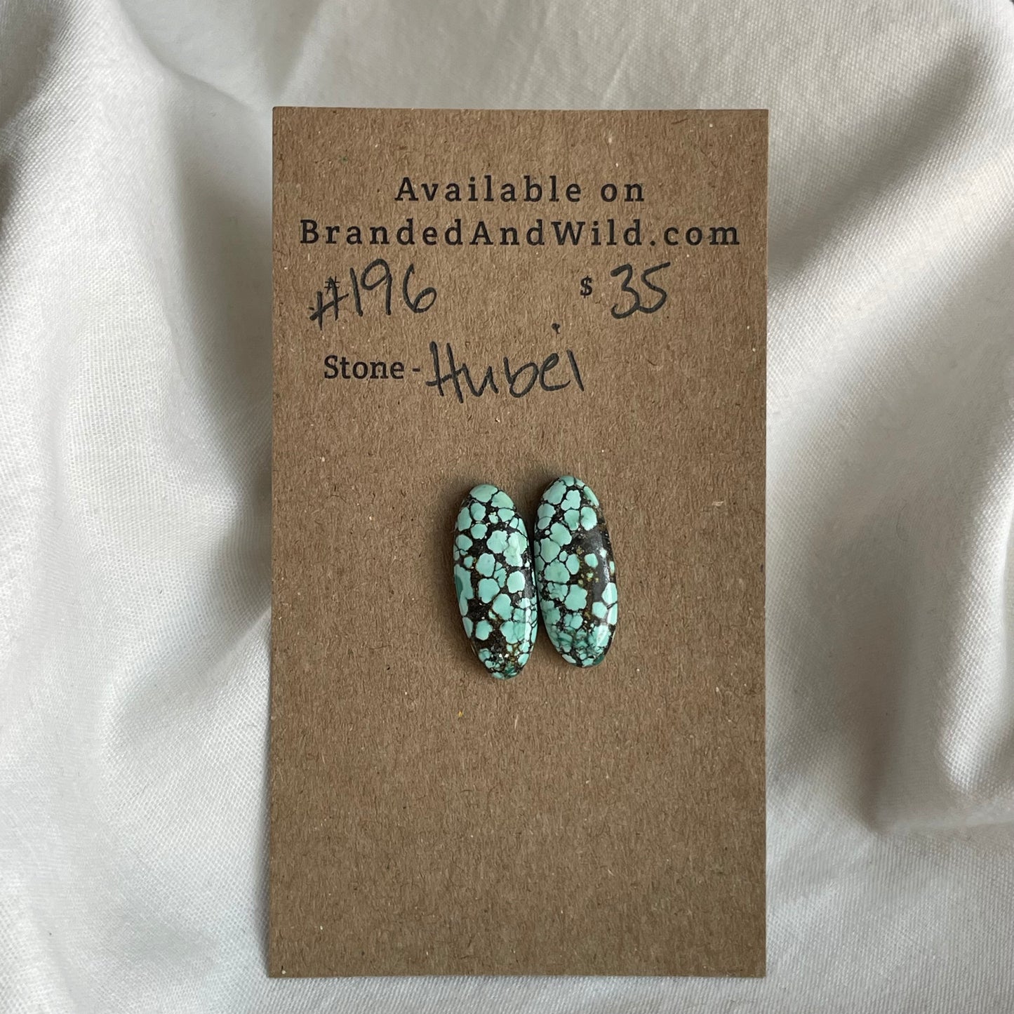 Hubei Turquoise Cabochon - H196 964DC9EE-21C9-4610-A2B4-D3EFE7BA1881 Brandedandwild.com