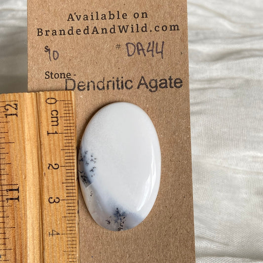 Dendritic Agate Cabochon - DA44 96718E62-BE80-4E79-8E1C-65003381590E Brandedandwild.com