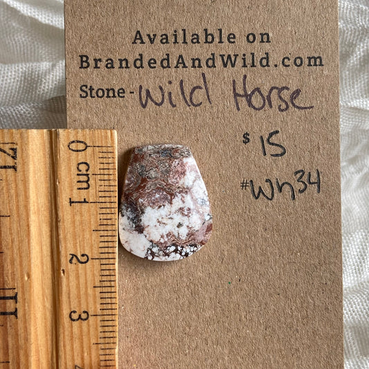 Wild Horse Cabochon - WH34 967F2161-B7B2-4727-967C-9B55BDFA19B7 Brandedandwild.com