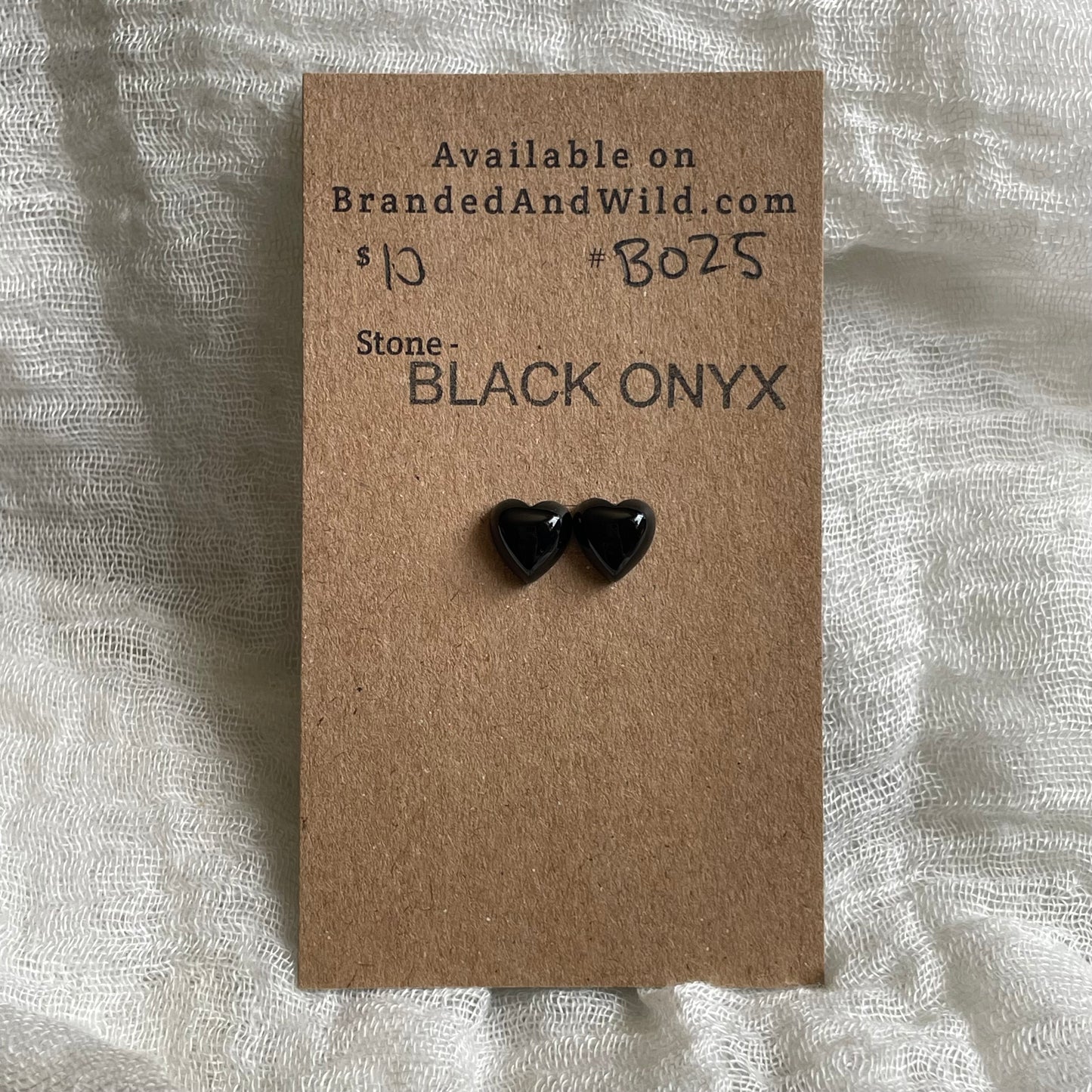 Black Onyx - Cabochon - BO25