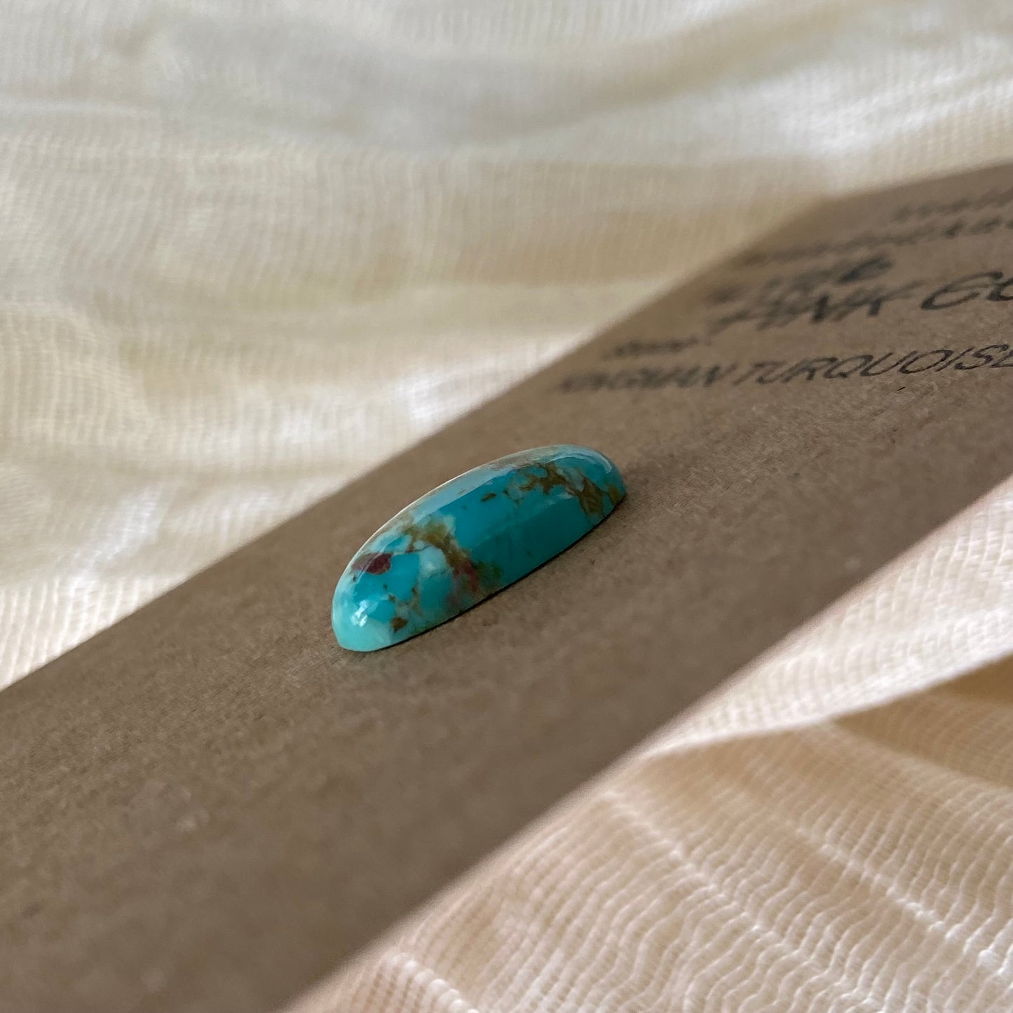 Kingman Turquoise Cabochon - KT116 96DA6B9F-C9F6-4CBE-993B-62EF6B298DB7 Brandedandwild.com