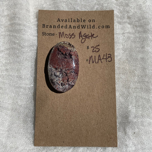 Moss Agate Cabochon- MA43