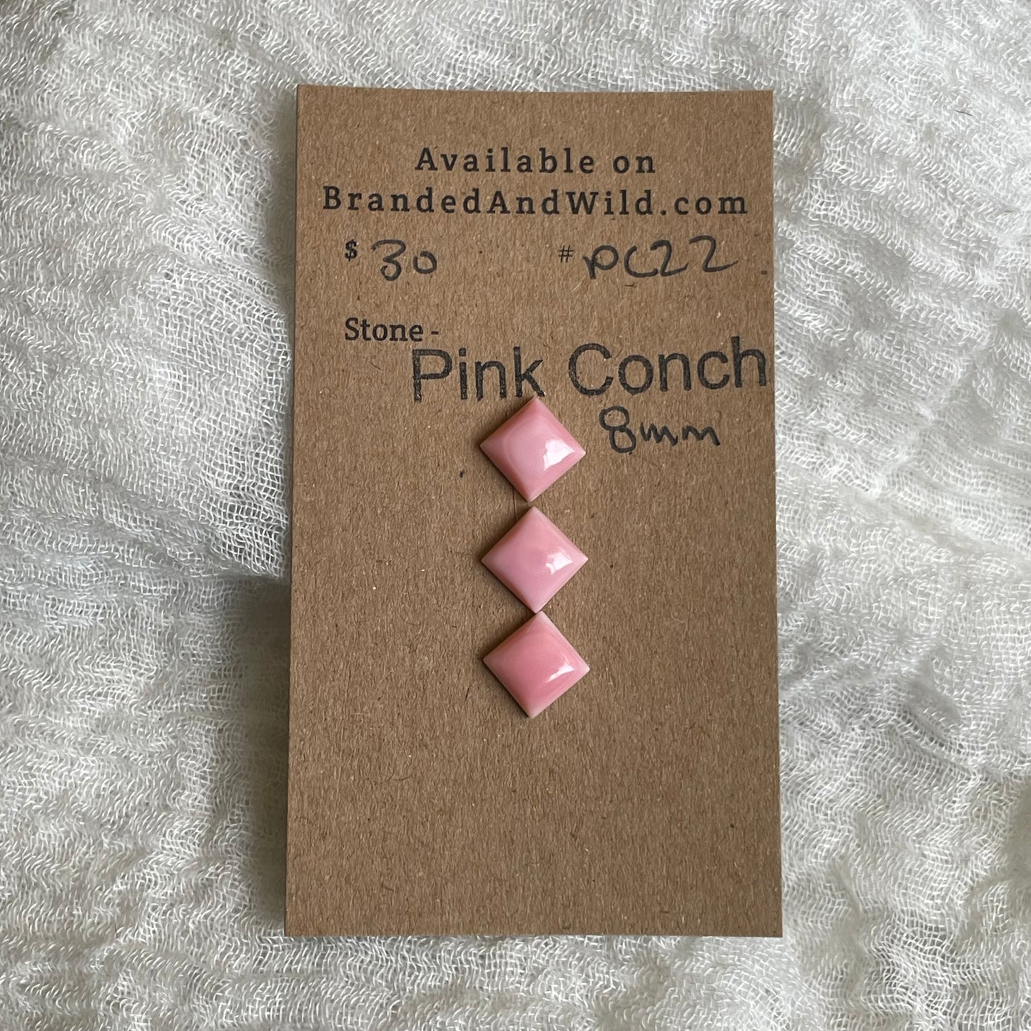 Pink Conch Cabochon - PC22