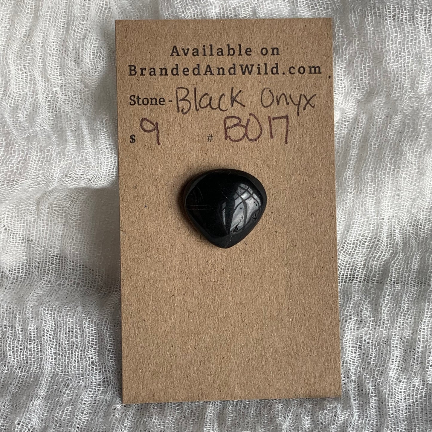Black Onyx Cabochon - BO17