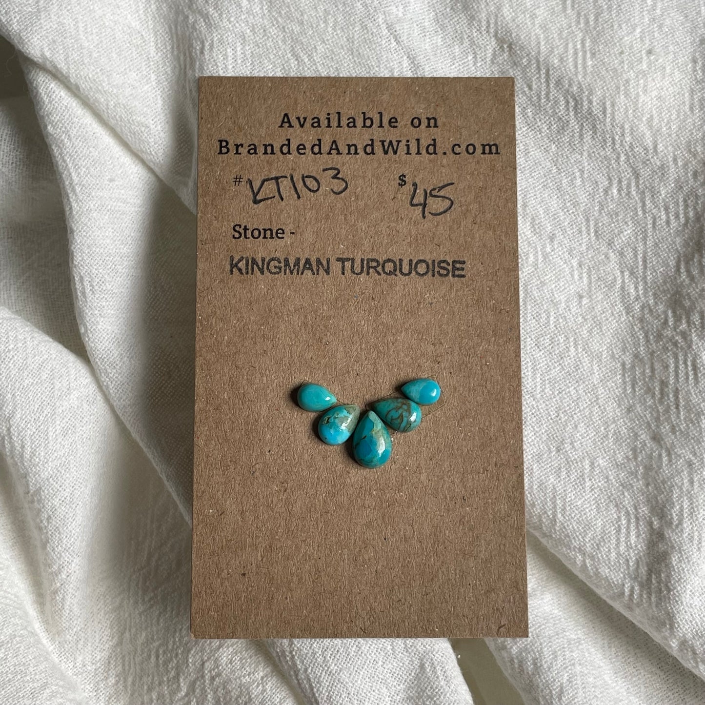Kingman Turquoise Cabochon - KT103