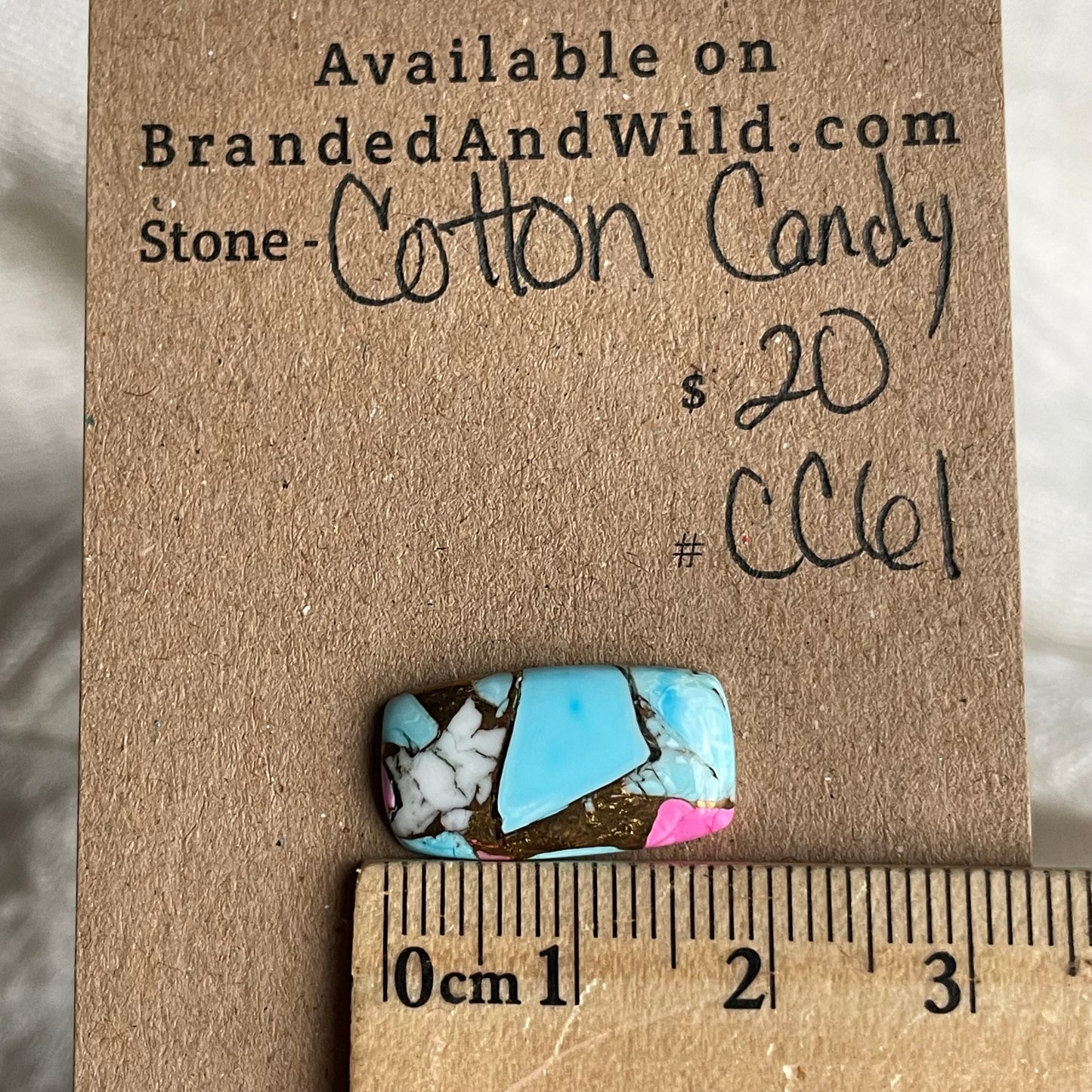 Cotton Candy Cabochon - CC61 9741891B-8BF8-4063-8DBC-852E2AF44AD7 Brandedandwild.com