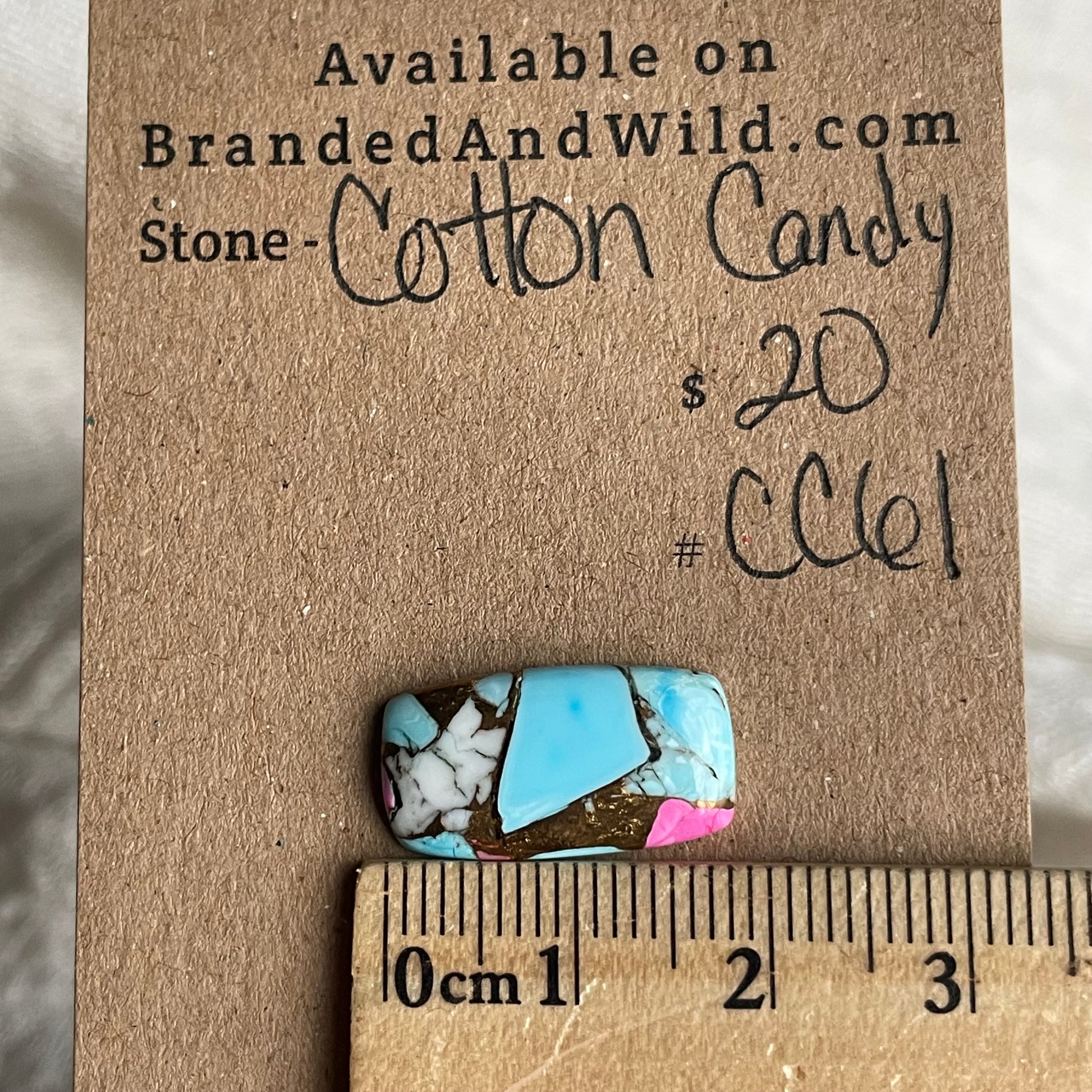 Cotton Candy Cabochon - CC61 9741891B-8BF8-4063-8DBC-852E2AF44AD7 Brandedandwild.com