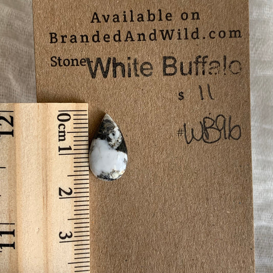 White Buffalo Cabochon - WB96