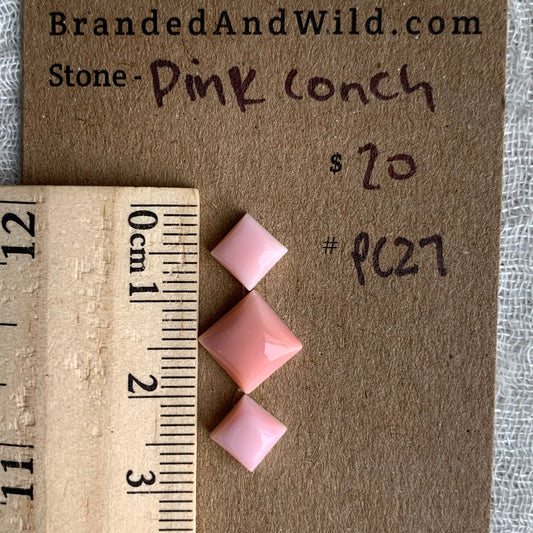 Pink Conch Cabochon - PC27